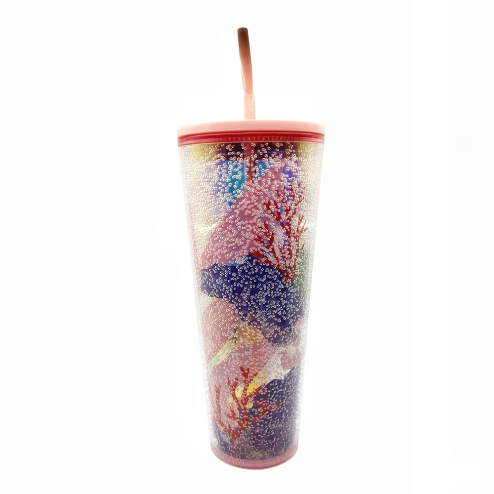 Starbucks Coral Reef Bubble Tumbler Cold Cup